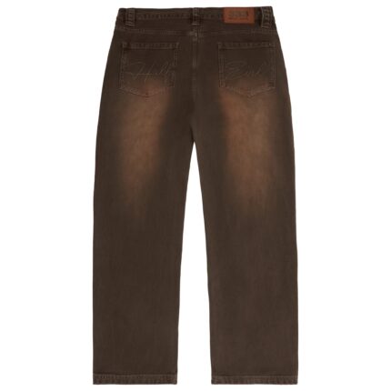 Brown Washed Carpenter Denim (2)