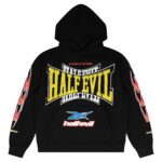 Fight Night Hoodie back, DMO 333 gothic text