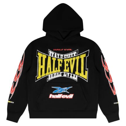Fight Night Hoodie back, DMO 333 gothic text