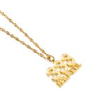 Gold Logo Chain (2)