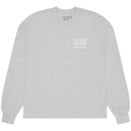 Heather Grey Logo Long Sleeve (1)