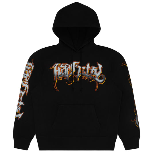 Metal Forged Hoodie Metal Forged Hoodie, 333 Half-Evil gothic script