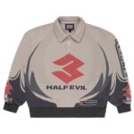 Moto Quarter Zip Sweater, 333 Half-Evil