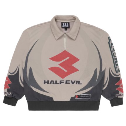Moto Quarter Zip Sweater, 333 Half-Evil