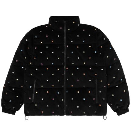 VINTAGE GREY RHINESTONE HOODIE