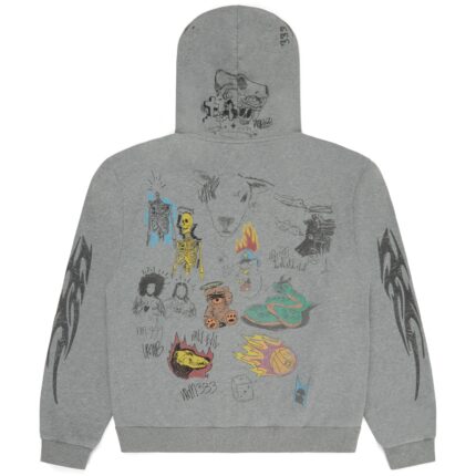 Vamee Sketchbook Hoodie back, 333 Half-Evil