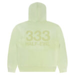 Vintage Matcha Logo Hoodie back, 333 Half-Evil
