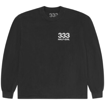 Washed Grey & White Logo Long Sleeve (1)
